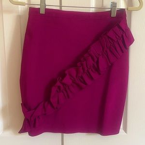 Body-shaping Magenta Skirt